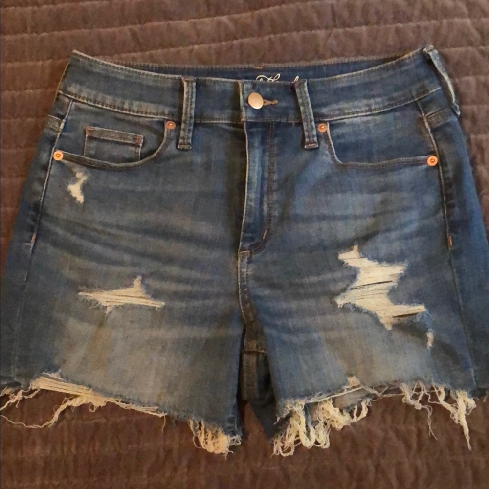 Denim shorts